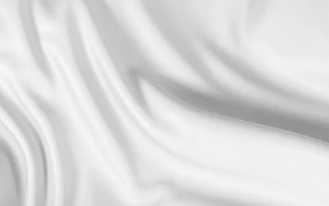 Flowing clothes with white background, 3d rendering. Stock Illustration