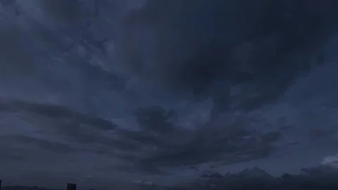 Flowing clouds Stock Footage 235136500