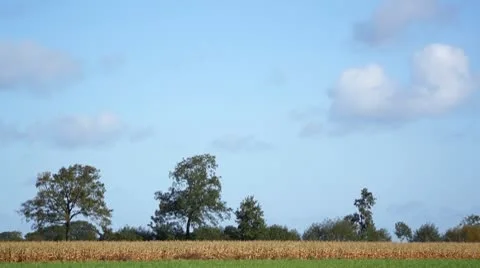 Flowing clouds, landscape with time-lapse 스톡 동영상 8837837