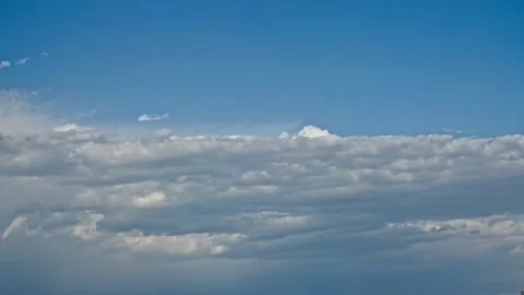 Flowing clouds in the sky - cloud time-lapse Stock Footage 233804394