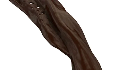 Flowing coffee in slow motion, alpha channel included (FULL HD) Vídeos de archivo 36573475