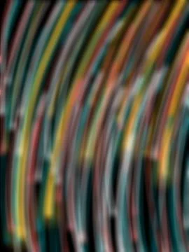 Flowing Color Lines Illustrazione stock