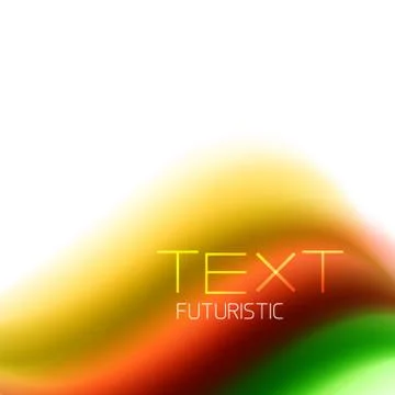 Flowing color wave pattern background 库存插图