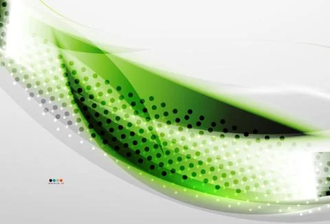 Flowing color wave pattern background Stock Illustration