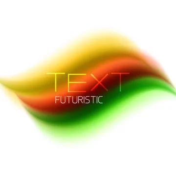 Flowing color wave pattern background Ilustración de archivo