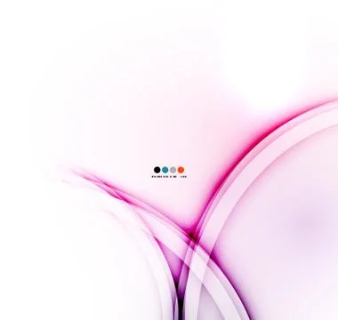 Flowing color wave pattern background Stock Illustration