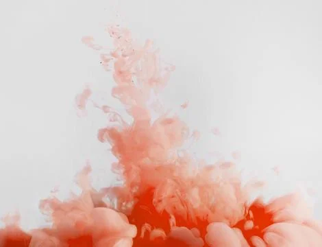 Flowing dense red cloud Stock Photos