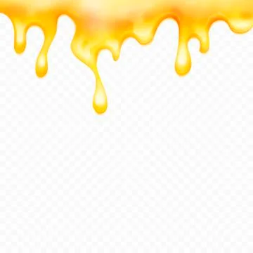 Flowing down honey Stock Illustration