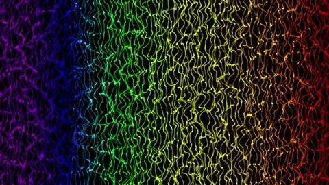 Flowing Down Rainbow Full-Screen Strings Background 스톡 동영상 151289739