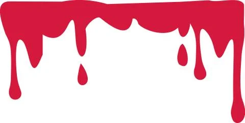 Flowing dripping Blood Stock Illustration