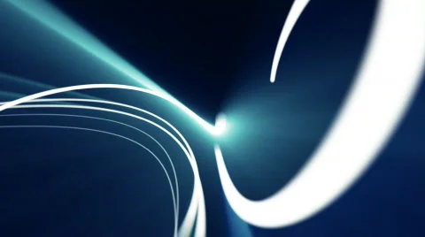 Flowing Dynamic Lines Stock Footage 485689