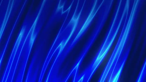 Flowing Electric Blue Light Ribbons Abstract Background Vídeo Stock 343712451