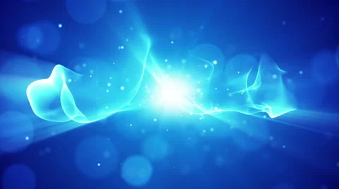 Flowing light blue abstract background