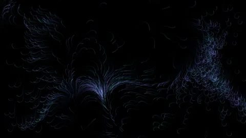 Flowing field particle lines seamless looping background 4K Stockbeeldmateriaal 337120116