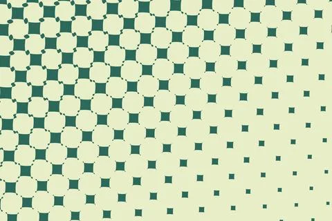 A flowing field of rounded square forms shifts from large to small across a.. Stock Illustration