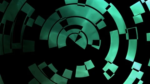 Flowing fractal hypnotic Stock Footage 97809216