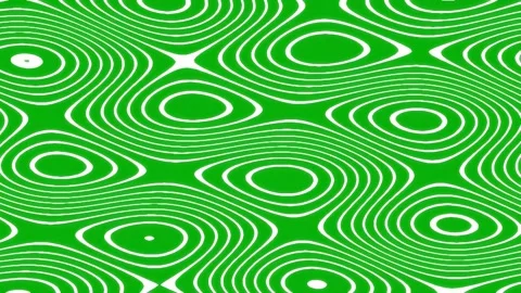 Flowing geometric emerald waves seamless modern digital abstract background.. Stock Footage 342205808
