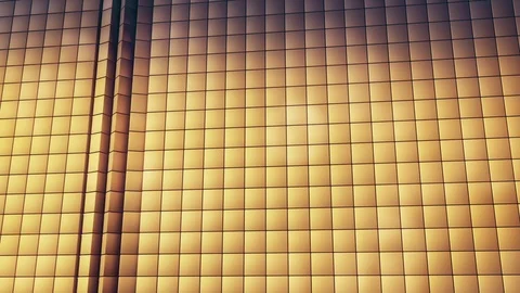 Flowing gold cube looping background Stock Footage 88990029