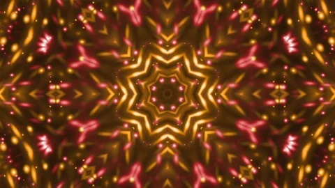 Flowing gold light, red abstract background, loop Stock Footage 82687129