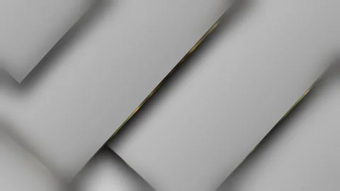 Flowing Gold Lines Abstract Background Loop Stockbeeldmateriaal 345787123