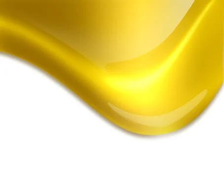 Flowing golden drop Stock Illustration