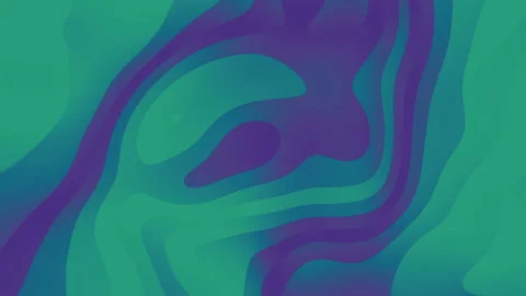 Flowing gradient lines loop animation. Wavy design element. 3d render. 4K UHD Stock Footage 138029589