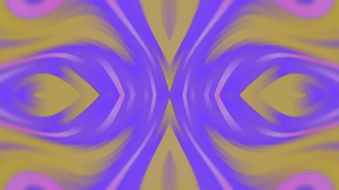 Flowing gradient lines loop animation. Kaleidoscopic design element 3d rendering Stock Footage 165199628