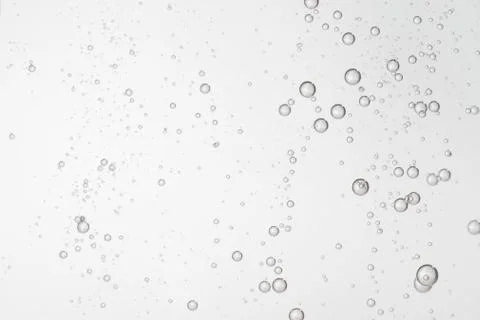Flowing gray bubbles Stock Photos