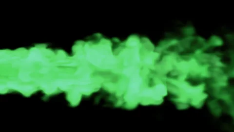 Flowing Green Flames Stock Footage 327607211