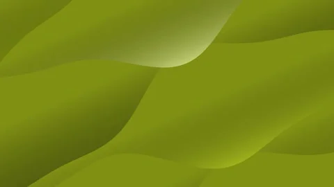 Flowing Green Waves with Soft Gradient – Calm Modern Motion Background Loop Stock Footage 329654518