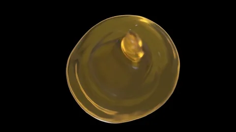 Flowing honey Stock Footage 75929617