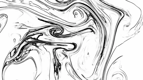 Flowing Ink Curtain Transition Stock Footage 327996058