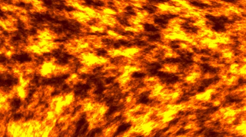 Flowing lava river Stock Footage 33448657