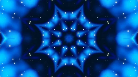 Flowing light, blue abstract background, loop Stock Footage 83731437