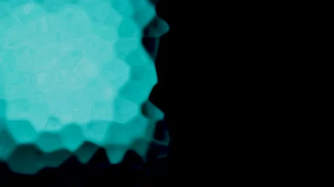 Flowing Light changing colors in Polygonal Shapes on Dark background 動画素材 273998534