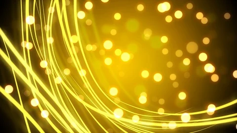 Flowing Light Paths Stock Footage 92336772