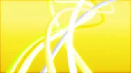 Flowing Light Streaks Background Loop - Yellow  (Full Hd) Stock Footage