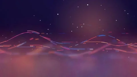 Flowing Light Streaks Wave Animation Seamless Loop Vibrant Glow Abstract Motion 스톡 동영상 343066361