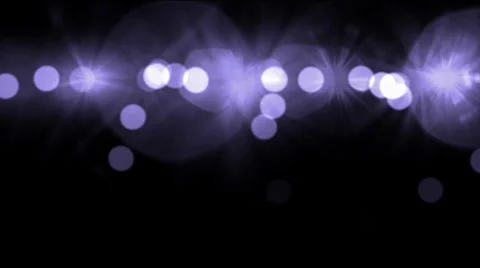 Flowing line of light dots &amp; particles,circle go down,bubble &amp; blister. Video stock 29618066