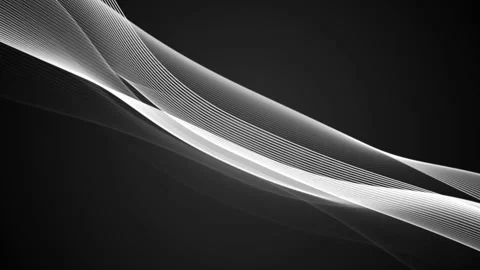 Flowing lines light waves cross background animation, creating a smooth abs.. Stock Footage 346760233