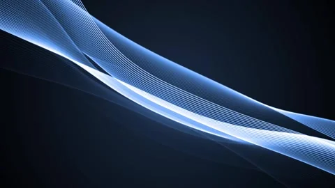 Flowing lines light waves cross background animation, creating a smooth abs.. Stock Footage 346760356