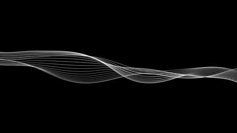 Flowing lines loop animation Stock Footage 311904335