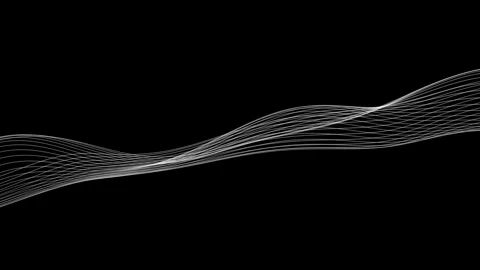 Flowing lines loop animation Stock Footage 311904359