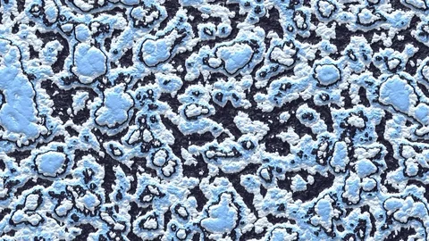 Flowing liquid paint abstract background. 3d render motion graphic. Stock Footage 127388046