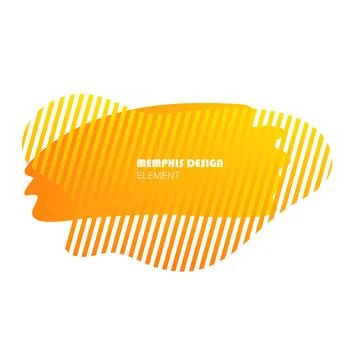 Flowing liquid shapes banner Stock Illustration