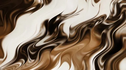 Flowing Metallic Waves Abstract Motion Background Loop Stock Footage 339923392