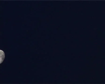Flowing moon Stock Footage 321234