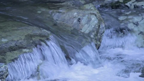 Flowing Mountain Stream Stock Footage 100969201