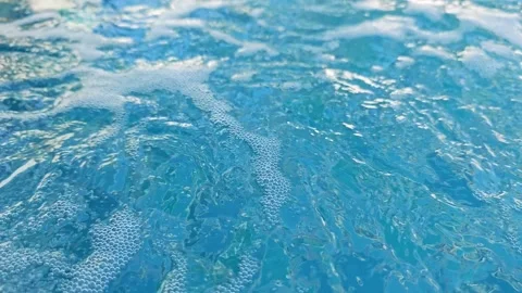 Flowing ocean waves coastal beach nature scene tranquil environment aerial view Stock Footage 333822236