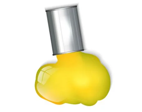 Flowing paint for the background. Stock Illustration